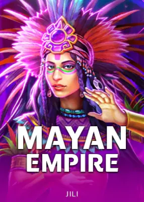 ปกเกม Mayan Empire ค่าย JILI นักรบมายันสวมขนนก ในตารางเกมหน้าแรก
